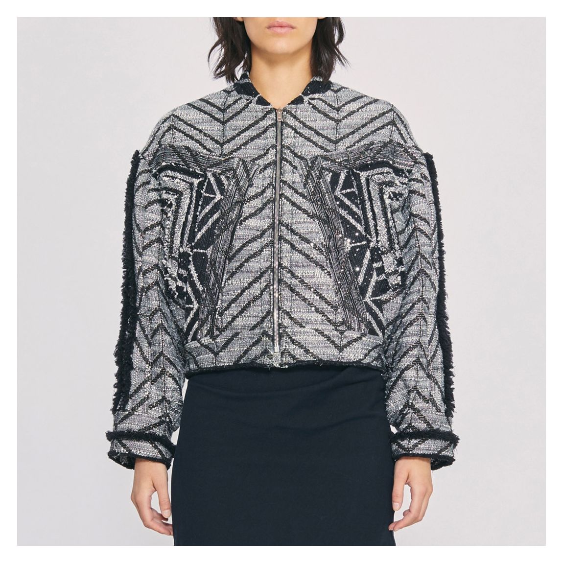 Black/White Blinder Jacket main product photo