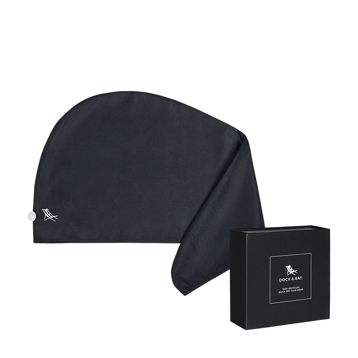 Classic Hair Wrap, Fuji Black main product photo