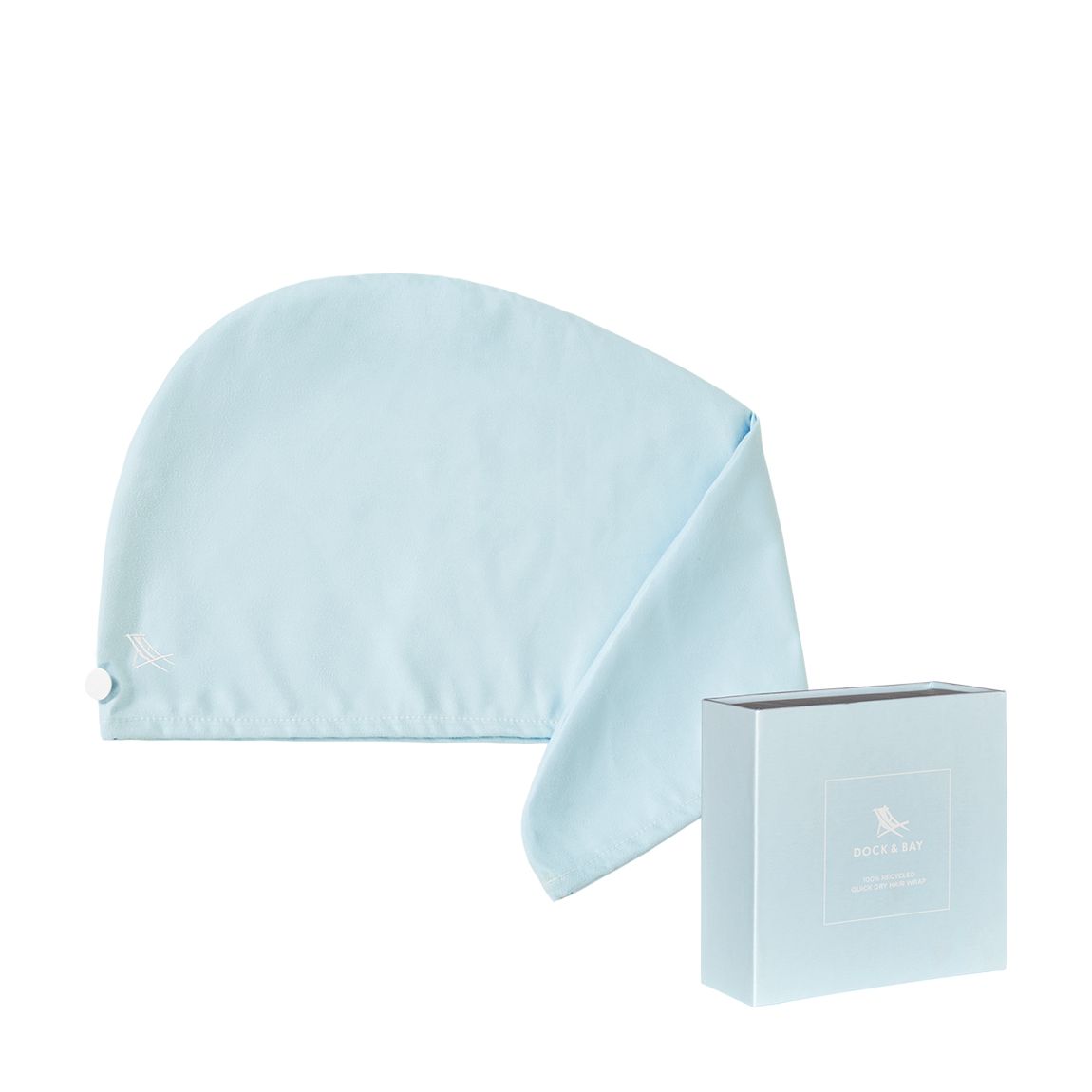 Classic Hair Wrap, Alaska Blue main product photo