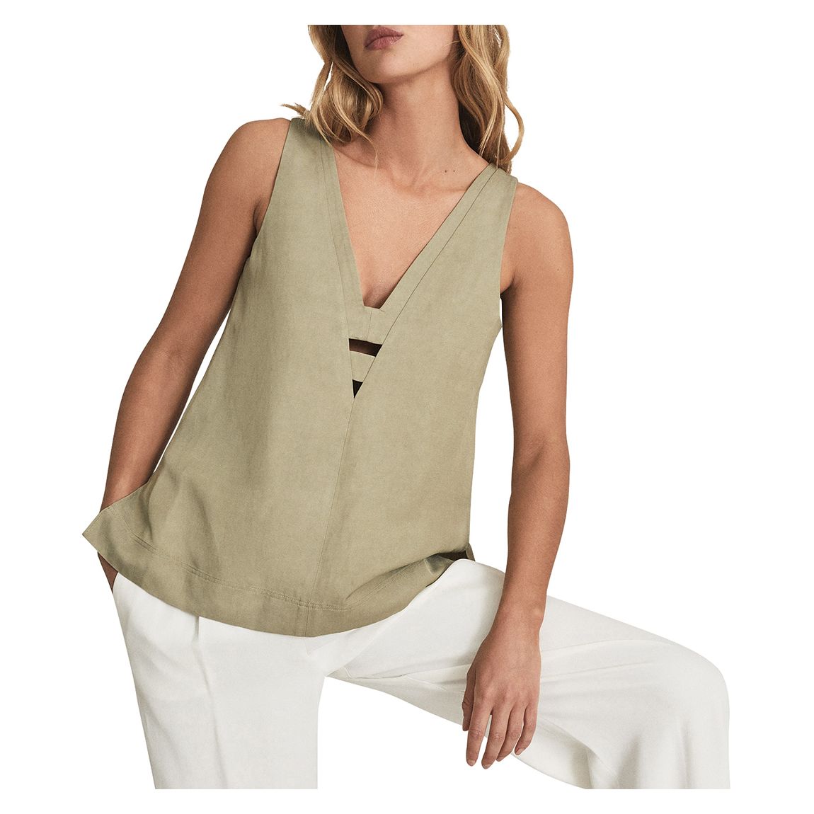 Khaki Emi Top main product photo