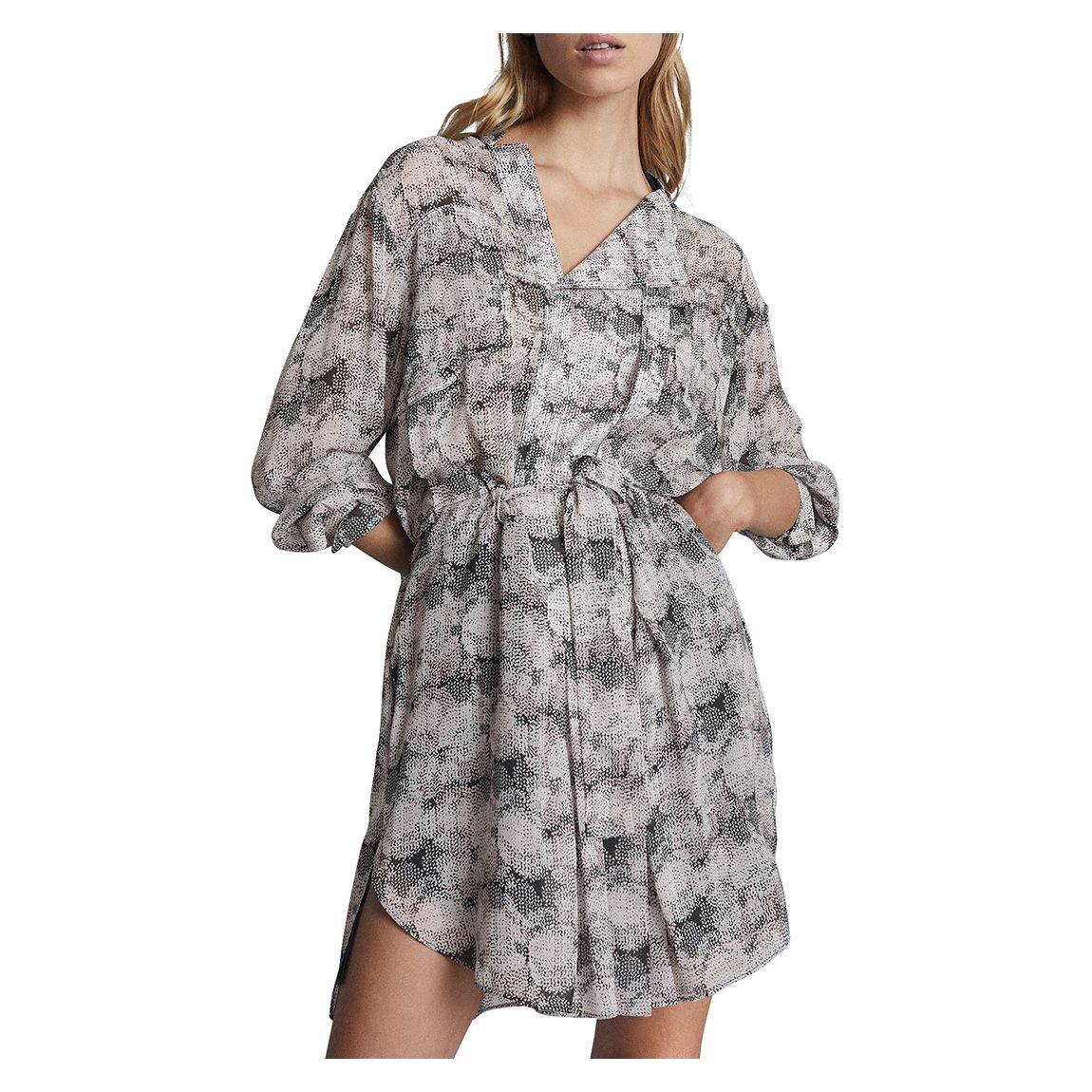 Pink Alice Circle Print Dress main product photo