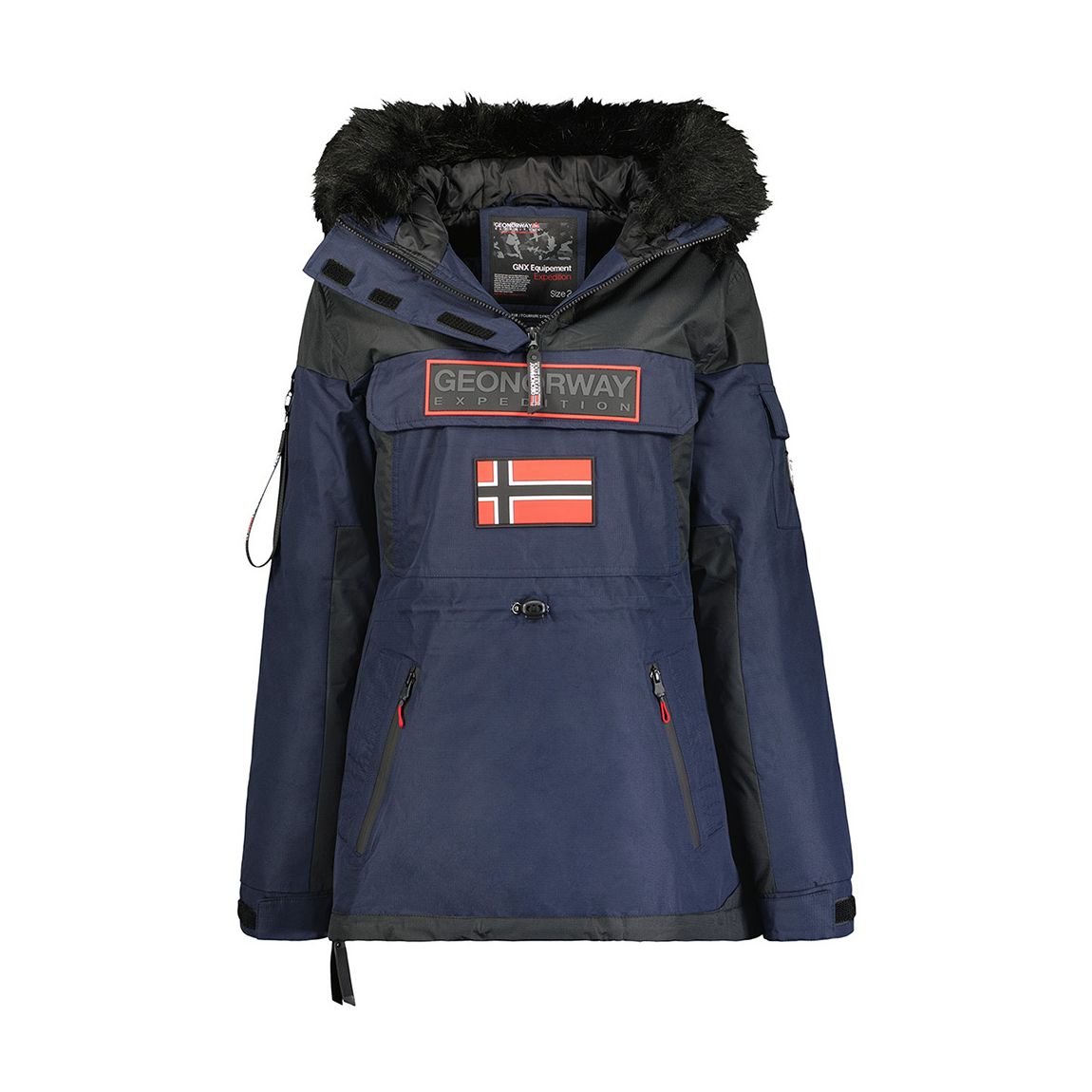 Navy Hooded Waterproof Jacket main product photo