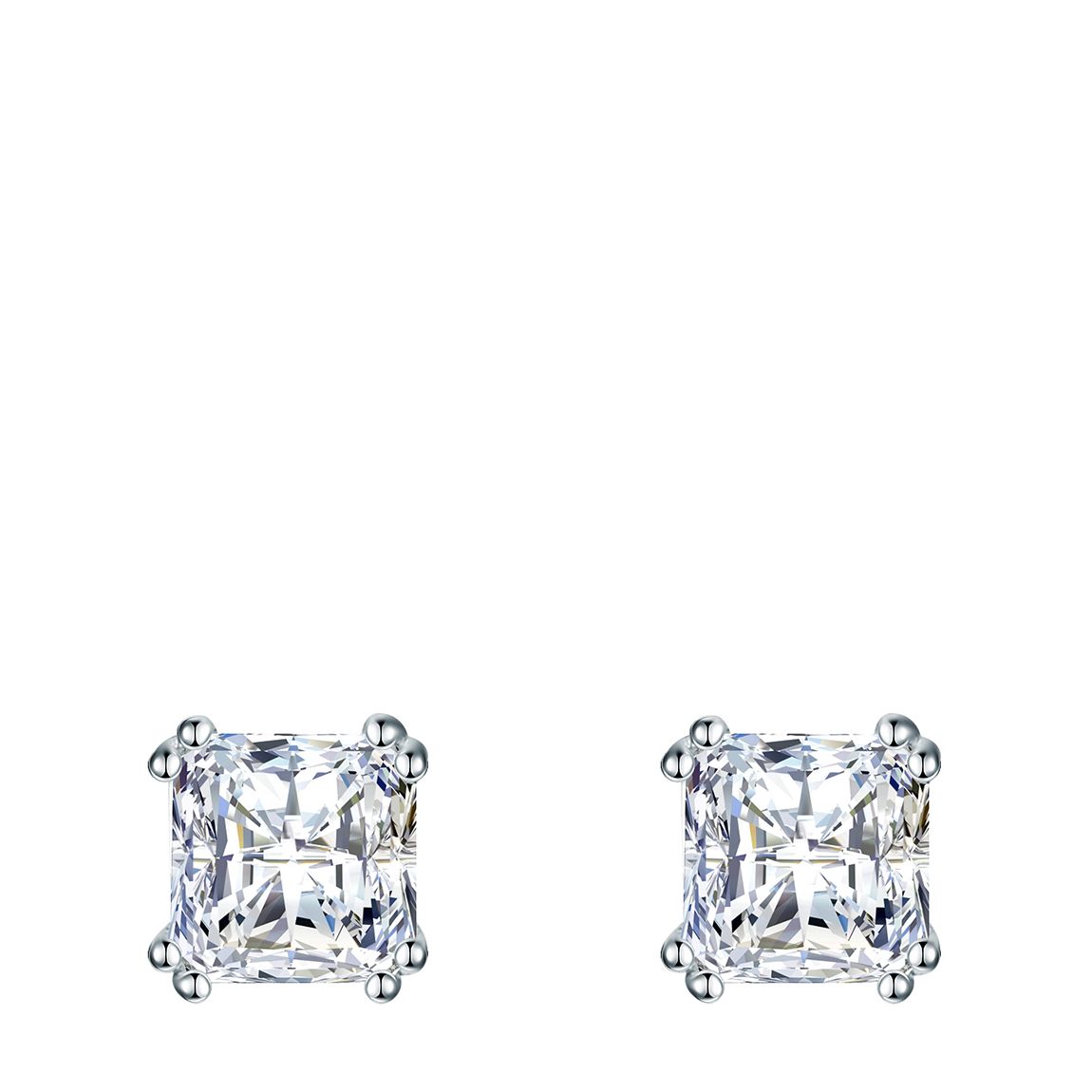 Zirconia White Silver Sterling Earrings main product photo
