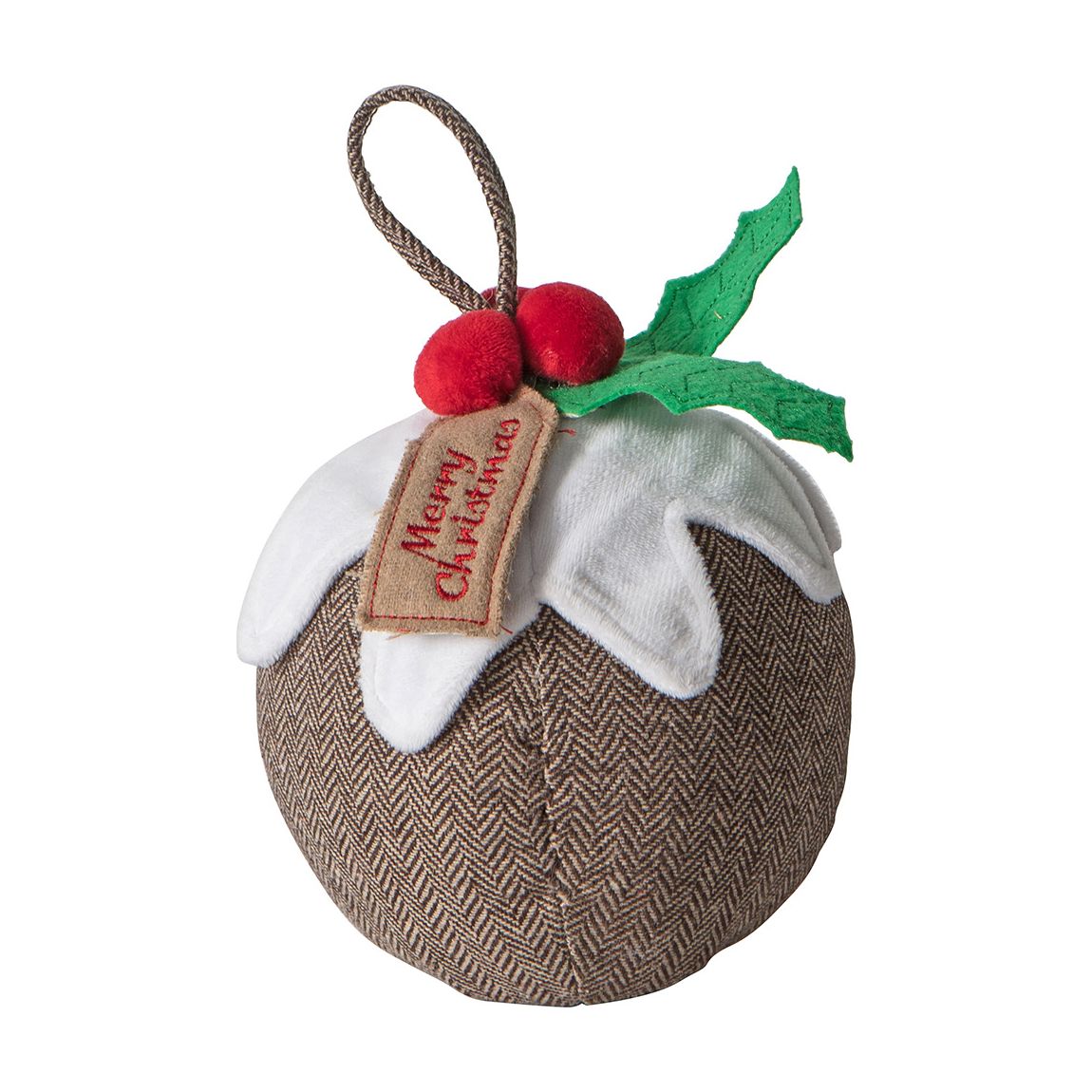 Pudding Doorstop, Brown/White main product photo
