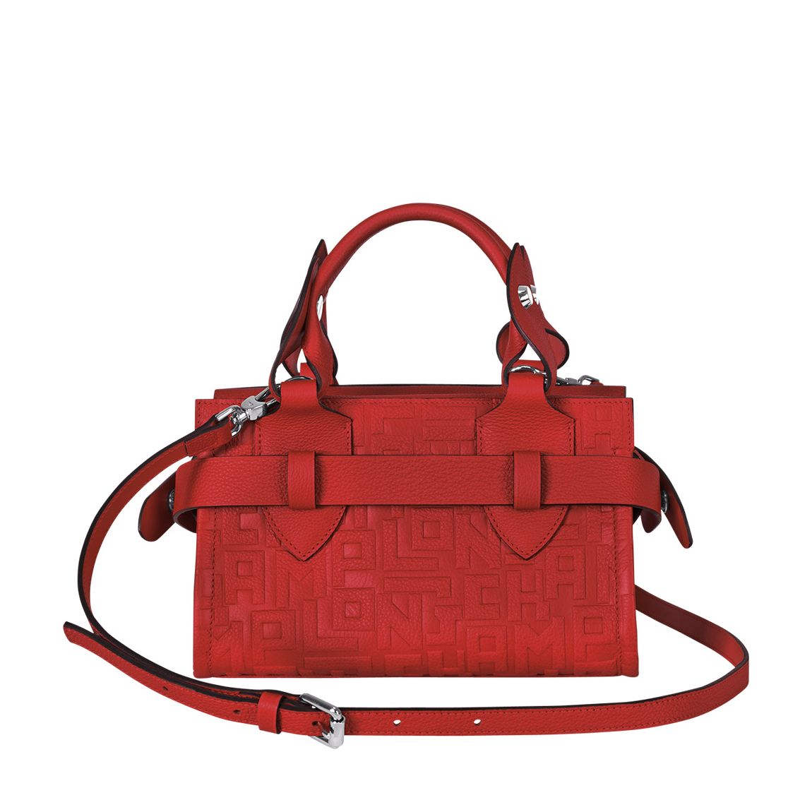 Burnt Red La Voyageuse Large Top Handle Bag main product photo