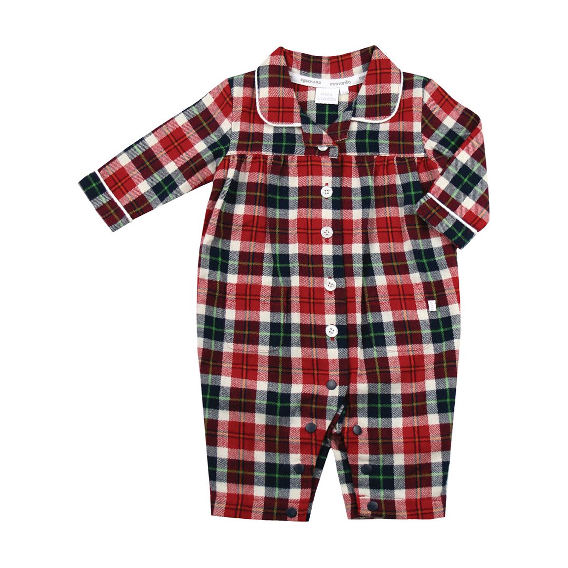 Baby All In One Check Pyjamas main product photo