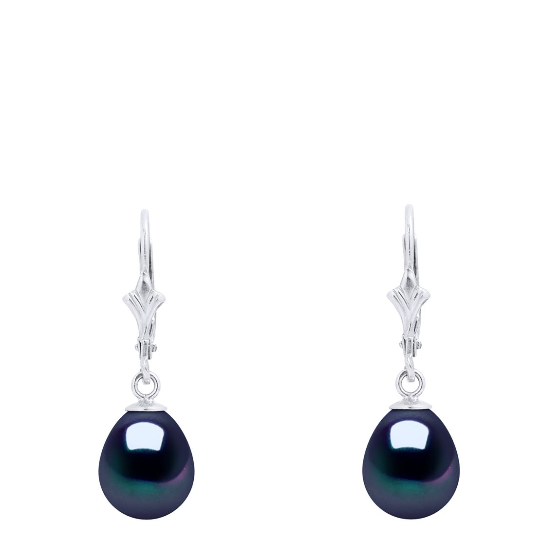 Black Pearl Hanging Earrings main product photo