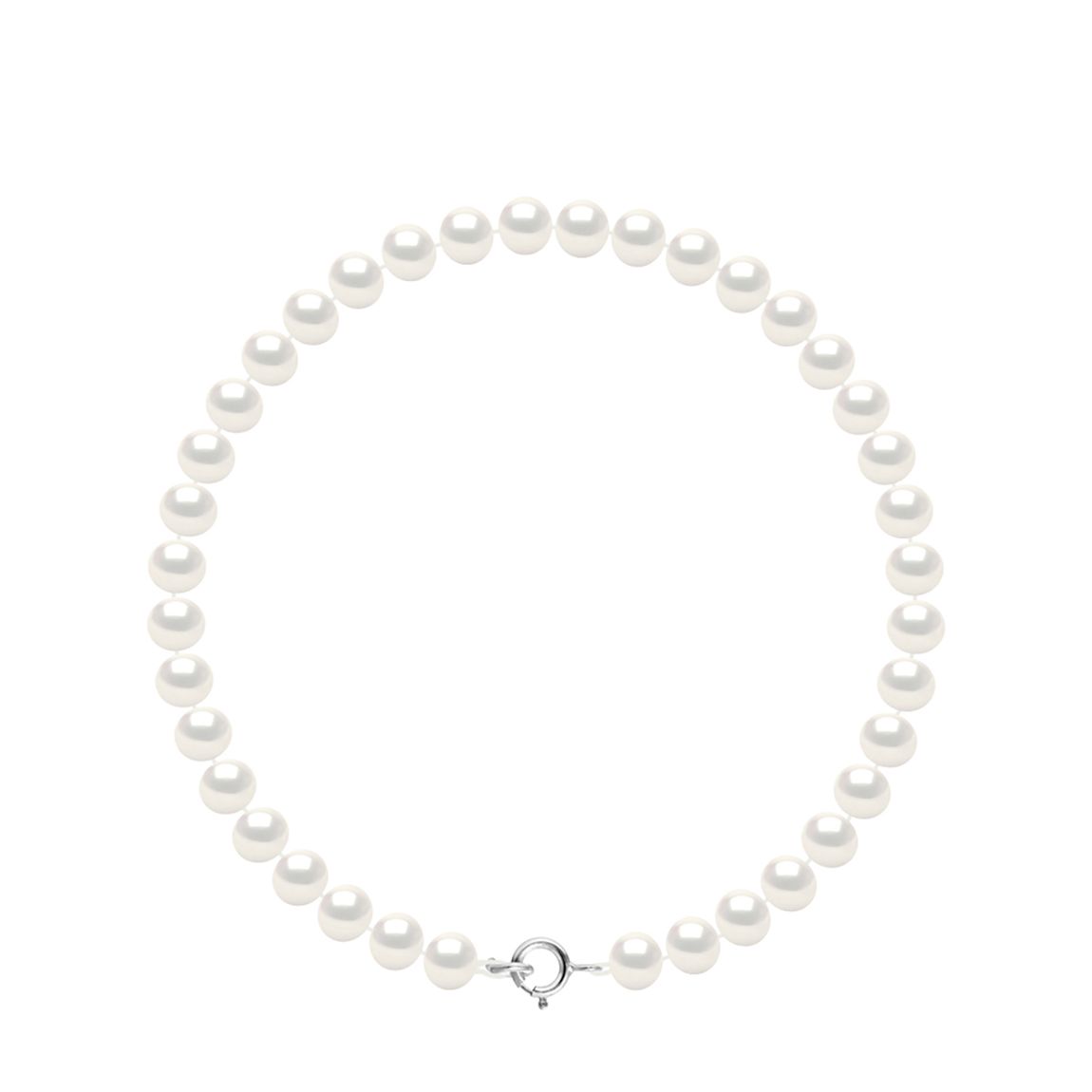White Classic Pearl Bracelet main product photo