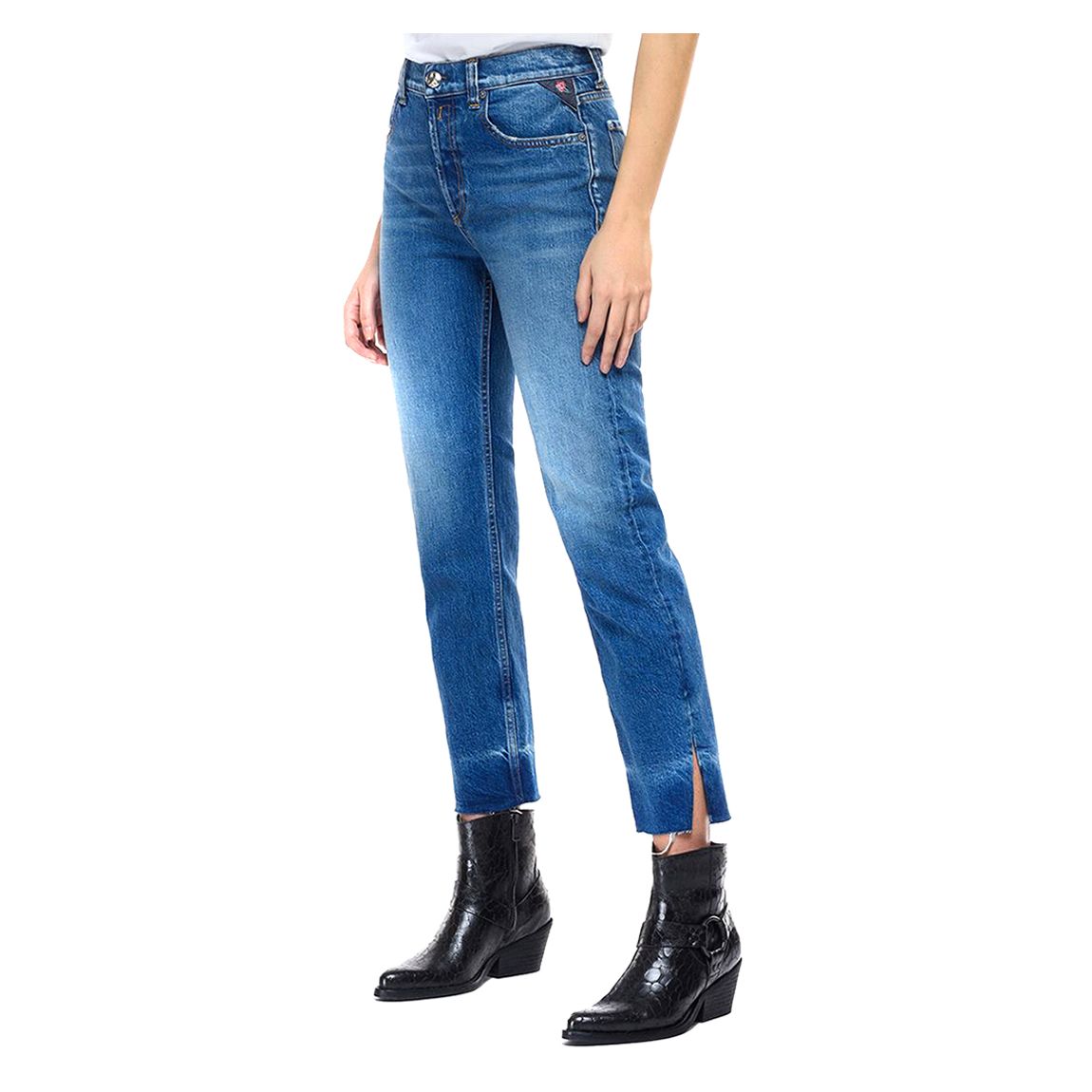 Blue Maijke Rose Label Straight Stretch Jeans main product photo
