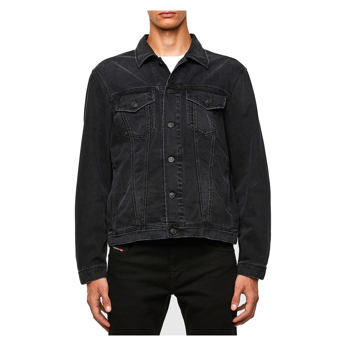 Black Nhill Denim Jacket main product photo