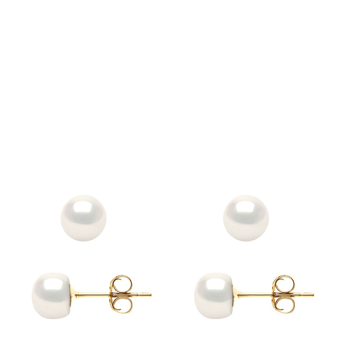 White Pearl Earrings main product photo