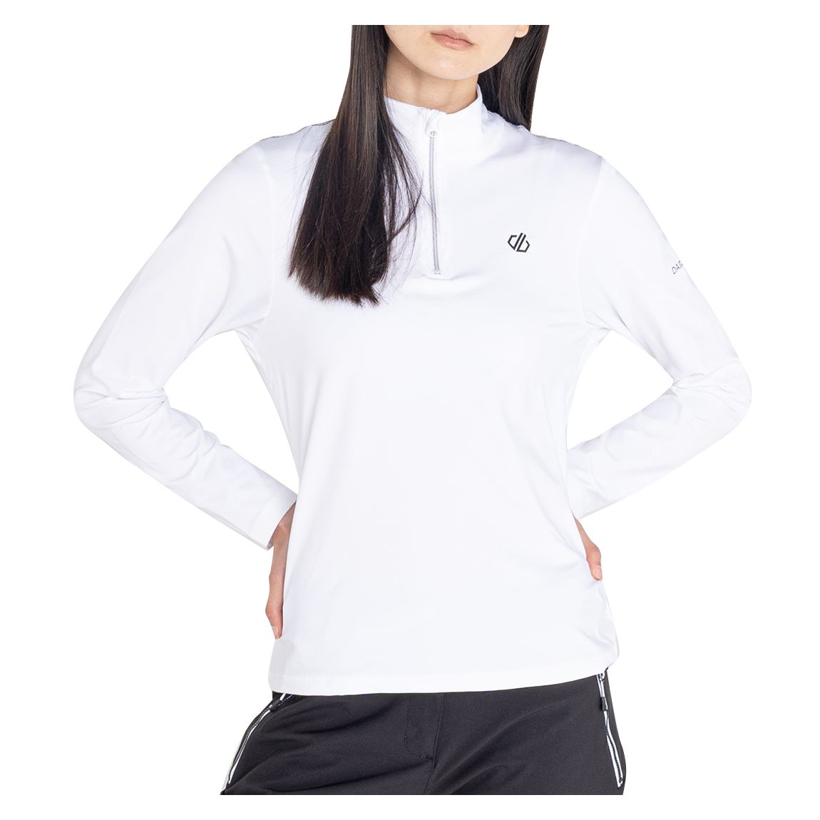 White Lightweight Stretch Midlayer main product photo