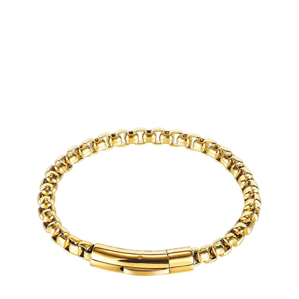 18K Gold Textured Bracelet main product photo