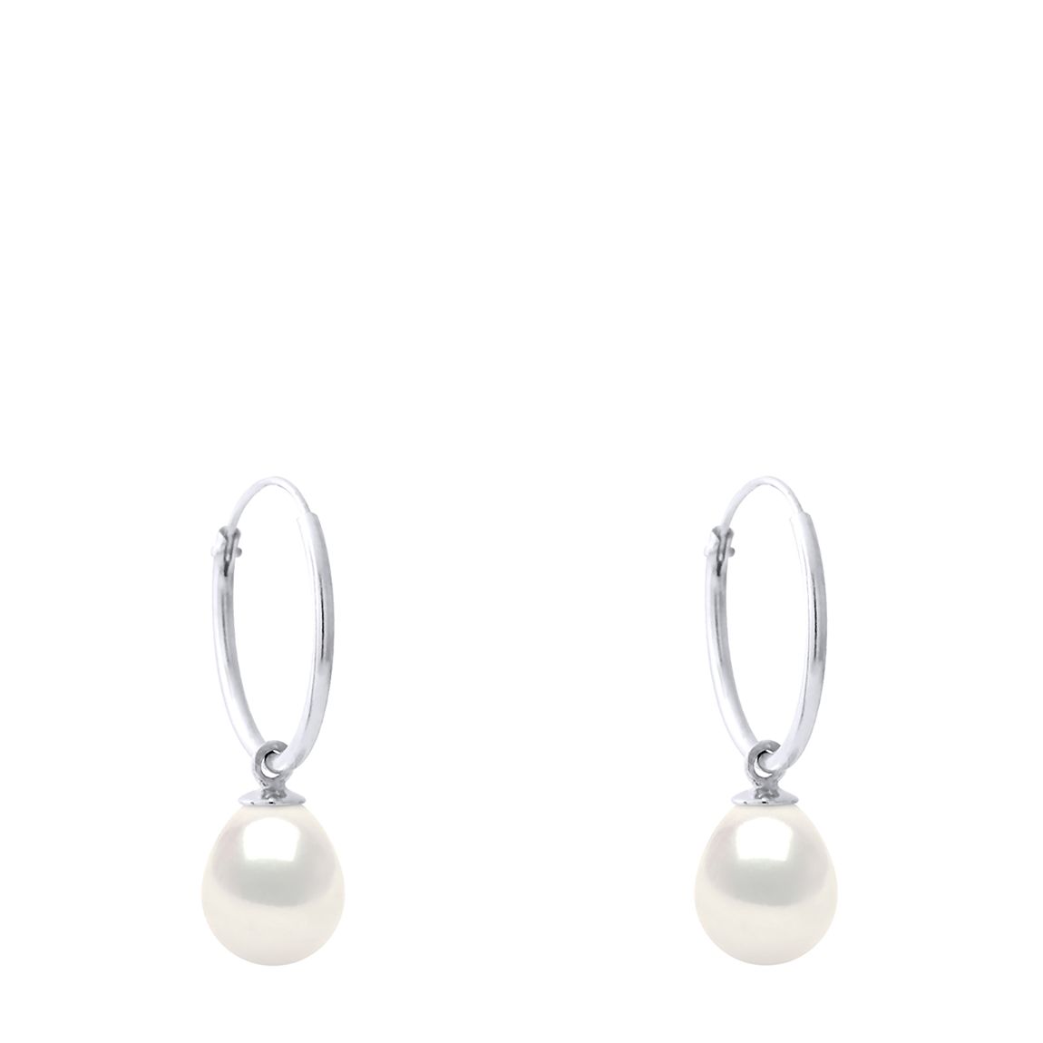 Natural White Nacre Pearl Earrings main product photo