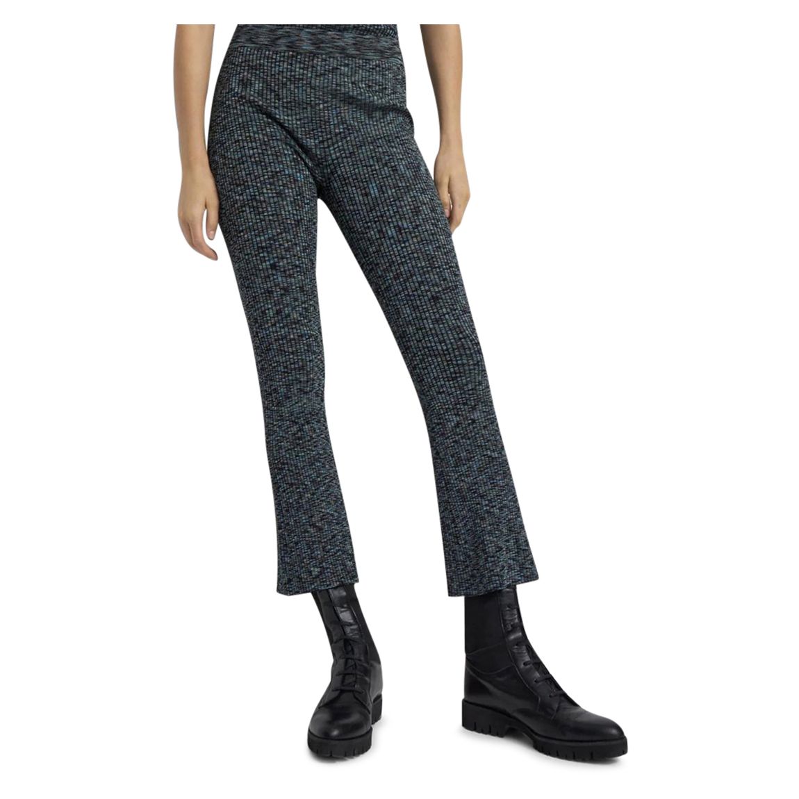 Black Ribbed Kick Pants main product photo
