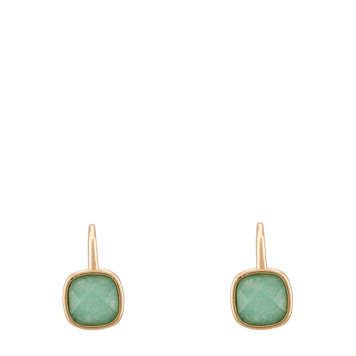 Green Ella Amazonite Earrings main product photo