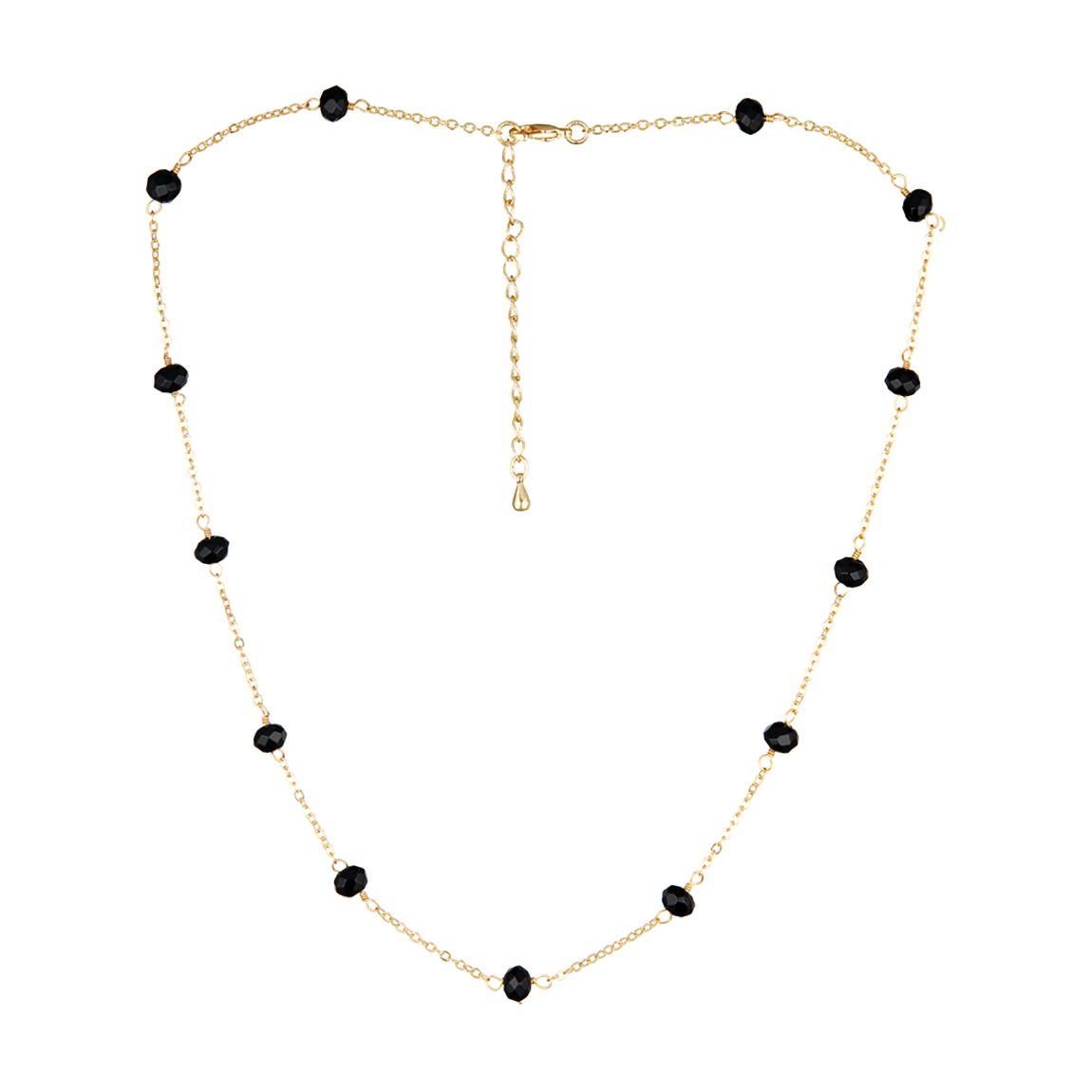 Black Elisa Jade Necklace main product photo