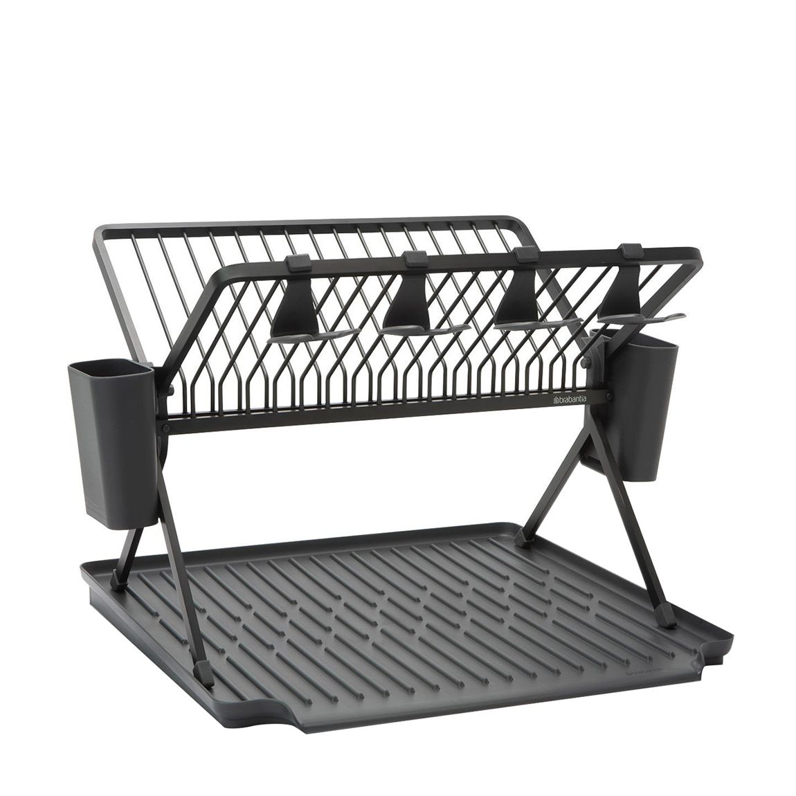 Large Black SinkSide Foldable Dish Rack main product photo