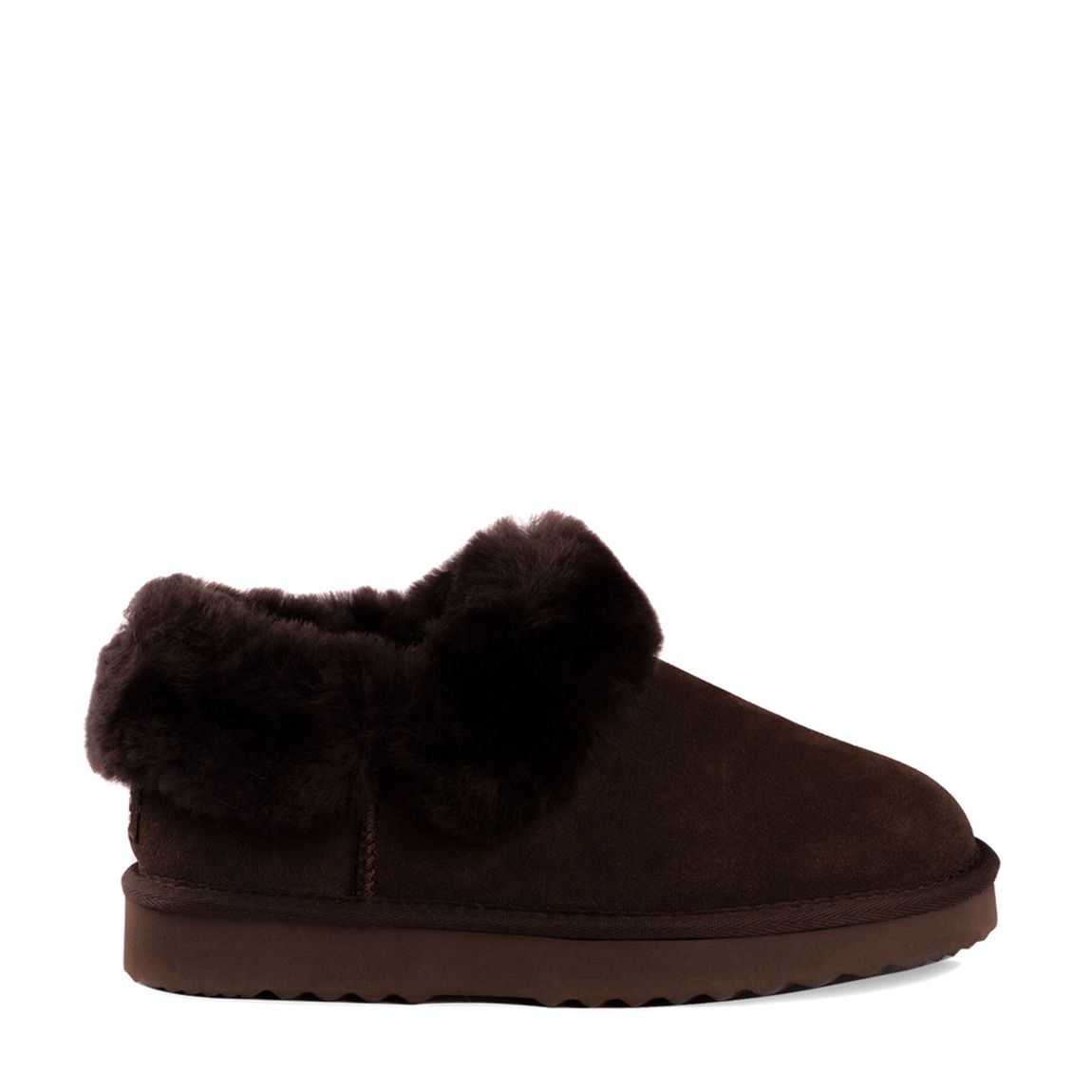 Chocolate Suede Coogee Slippers main product photo