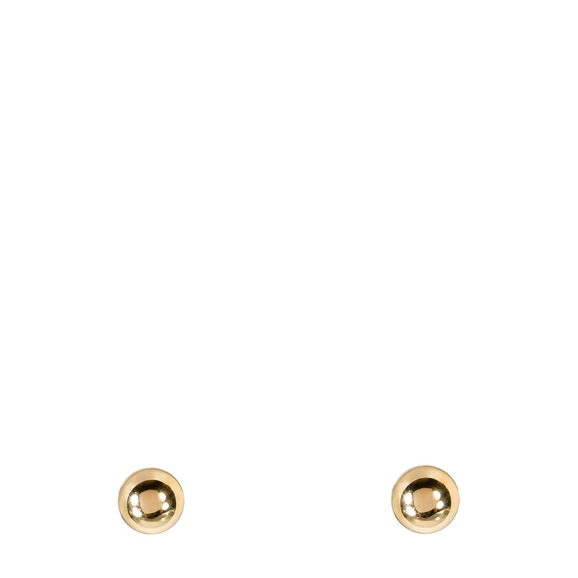 Gold "Half Ball" Earrings main product photo
