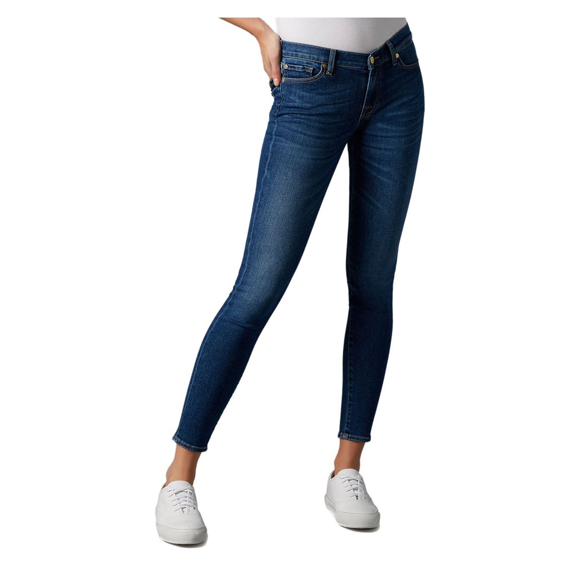 Dark Blue The Skinny Stretch Jeans main product photo