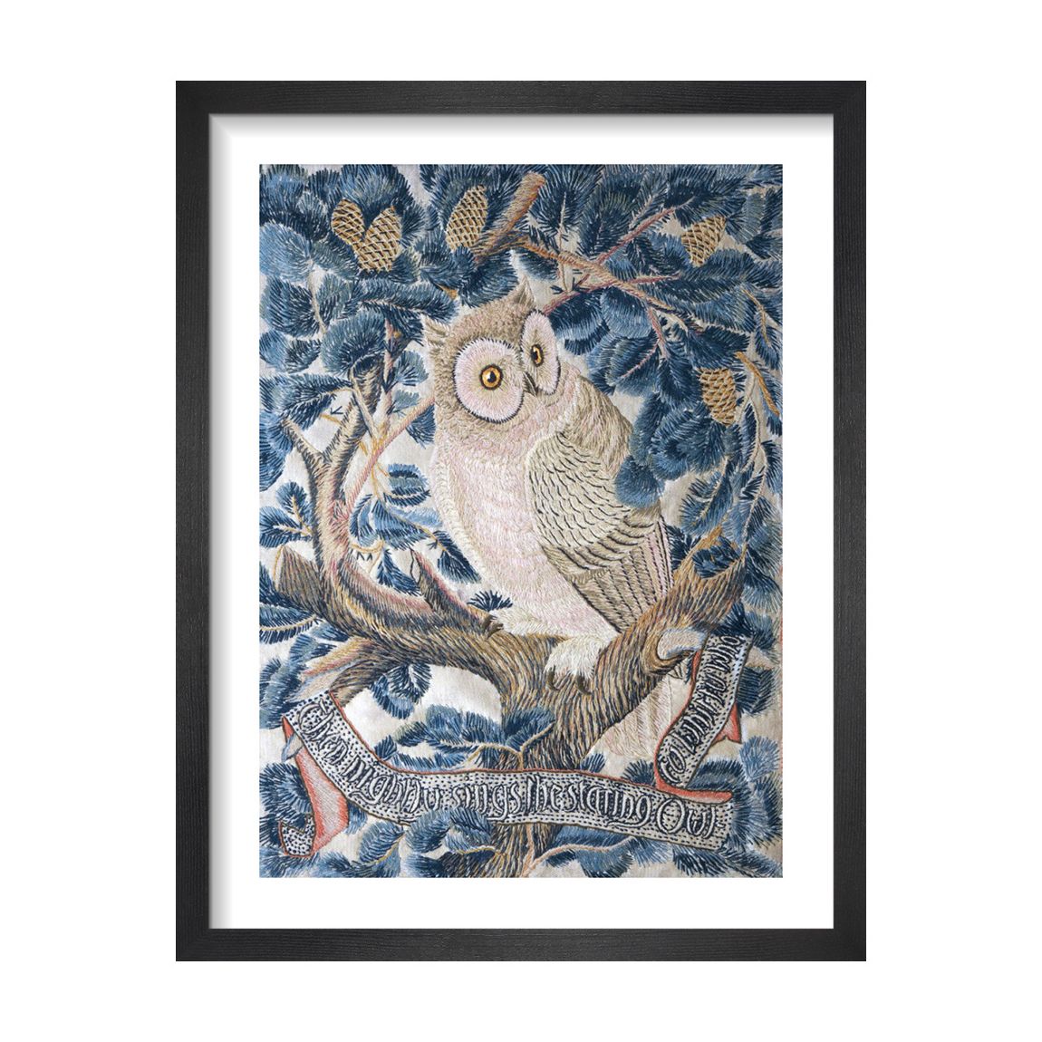 Owl 36x28cm Framed Print main product photo
