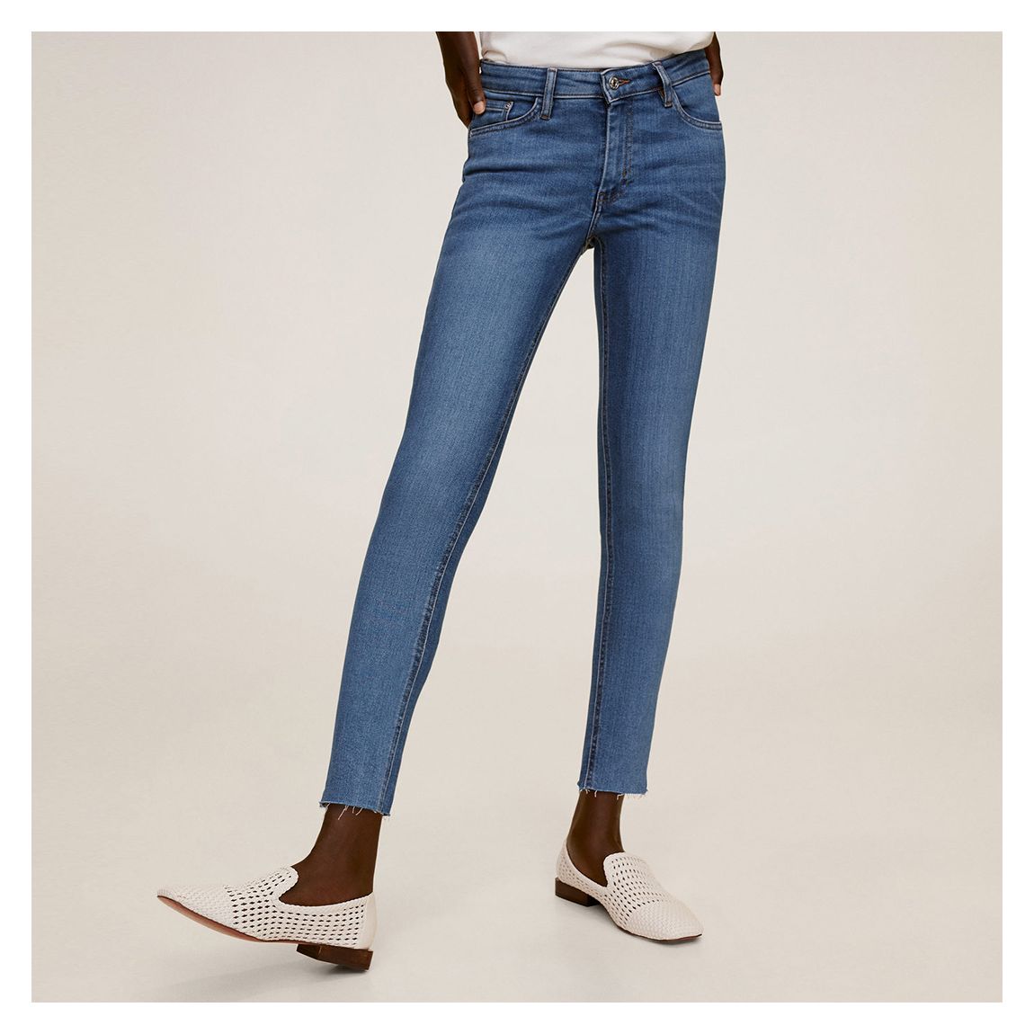 Dark Wash Crop Skinny Isa Jeans main product photo