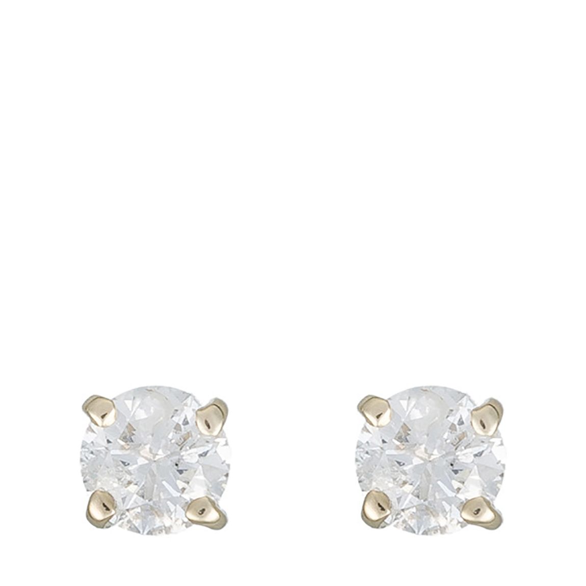 Gold Diamond Earrings main product photo
