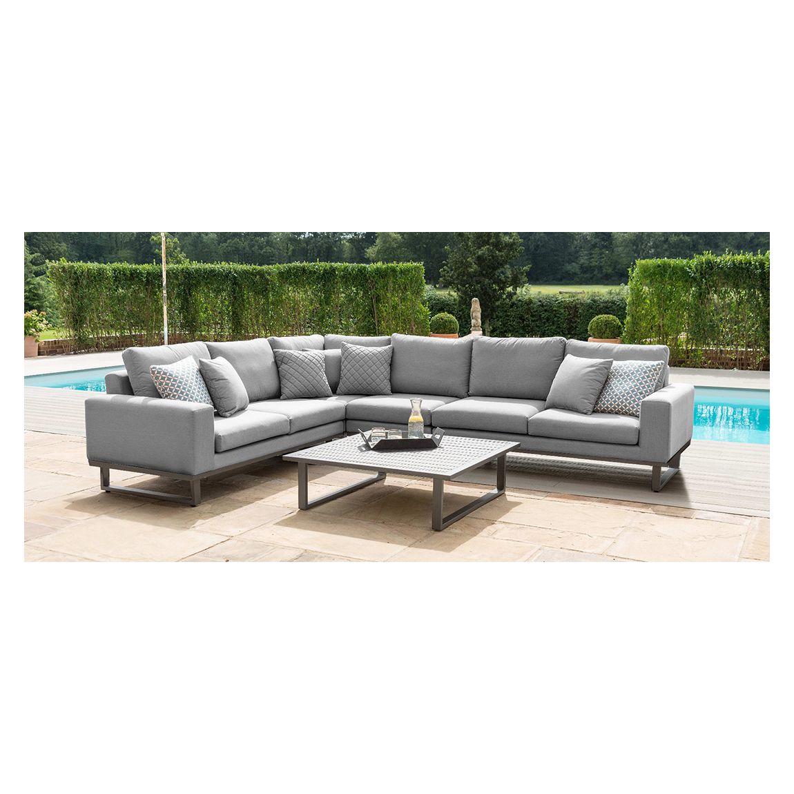 Ethos Large Corner Sofa Group, Flanelle main product photo