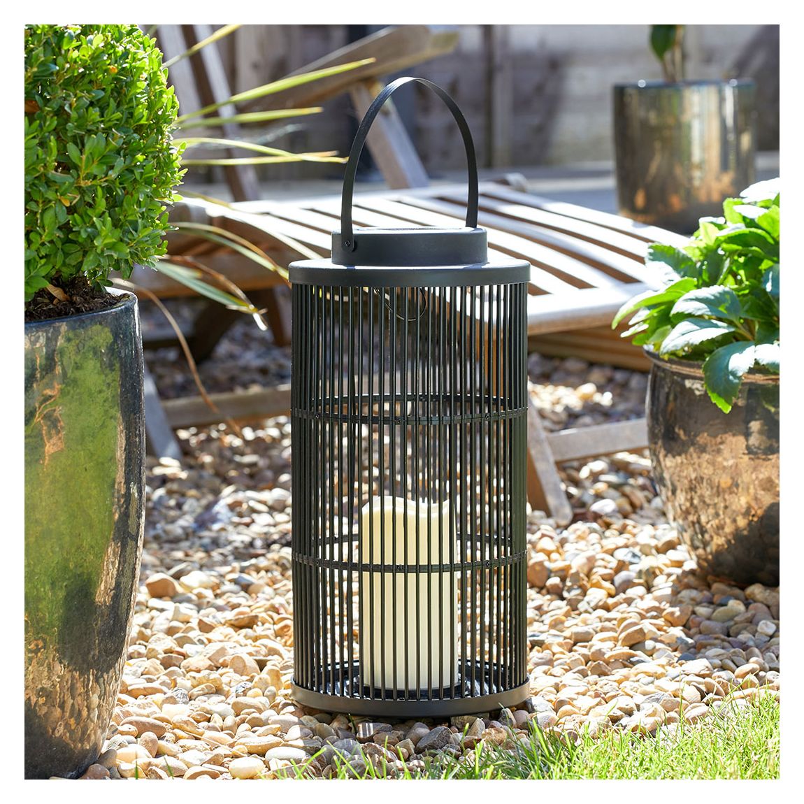 Urbane Large Lantern Black main product photo