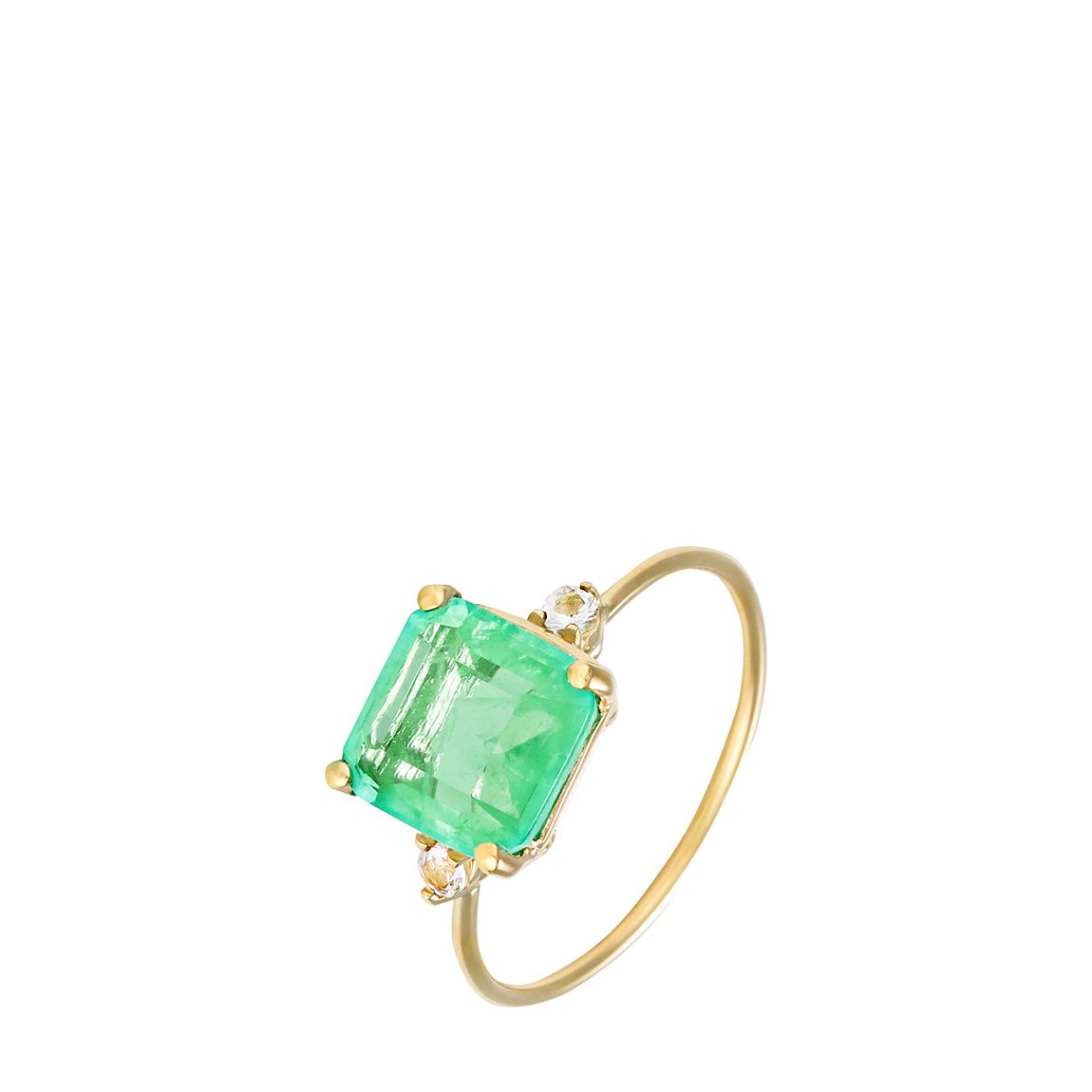 Gold/Green 'Hope' Ring main product photo