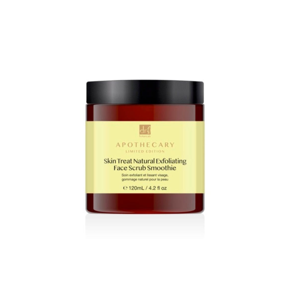 Dr Botanicals Skin Treat Natural Exfoliating Face Scrub Smoothie 120ml main product photo