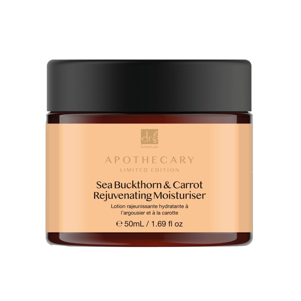 Dr Botanicals Sea Buckthorn & Carrot Rejuvenating Moisturiser 50ml main product photo
