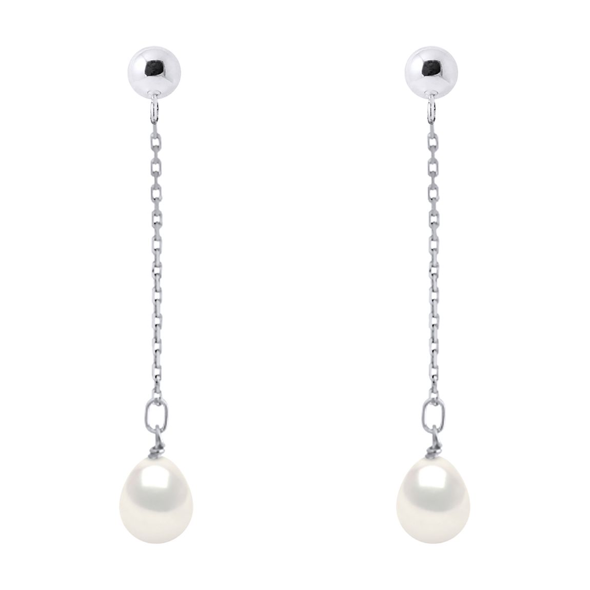 Natural White Pearl Necklace main product photo