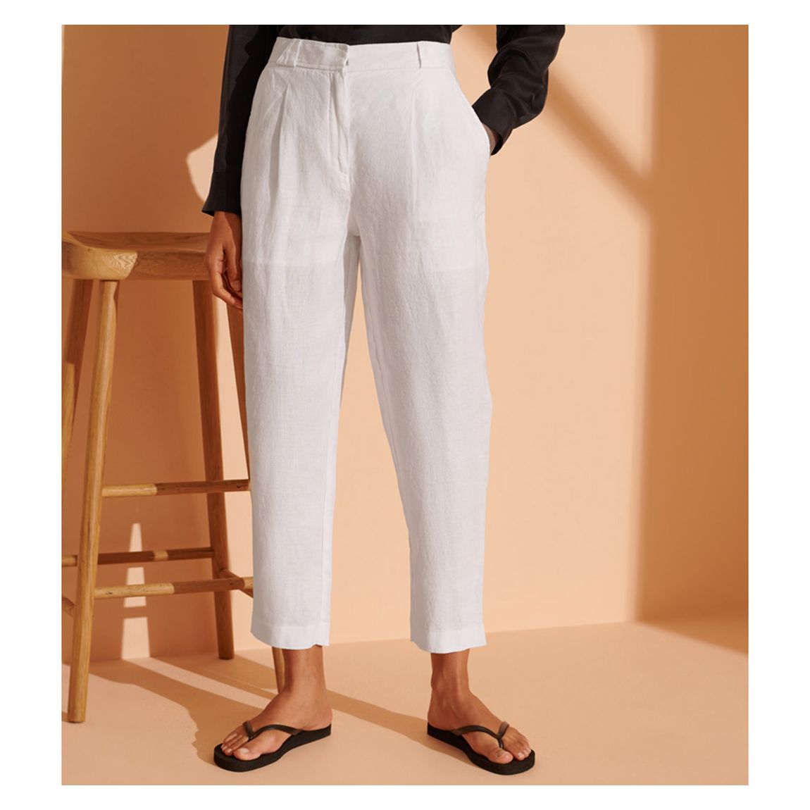 White Hemp Trousers main product photo