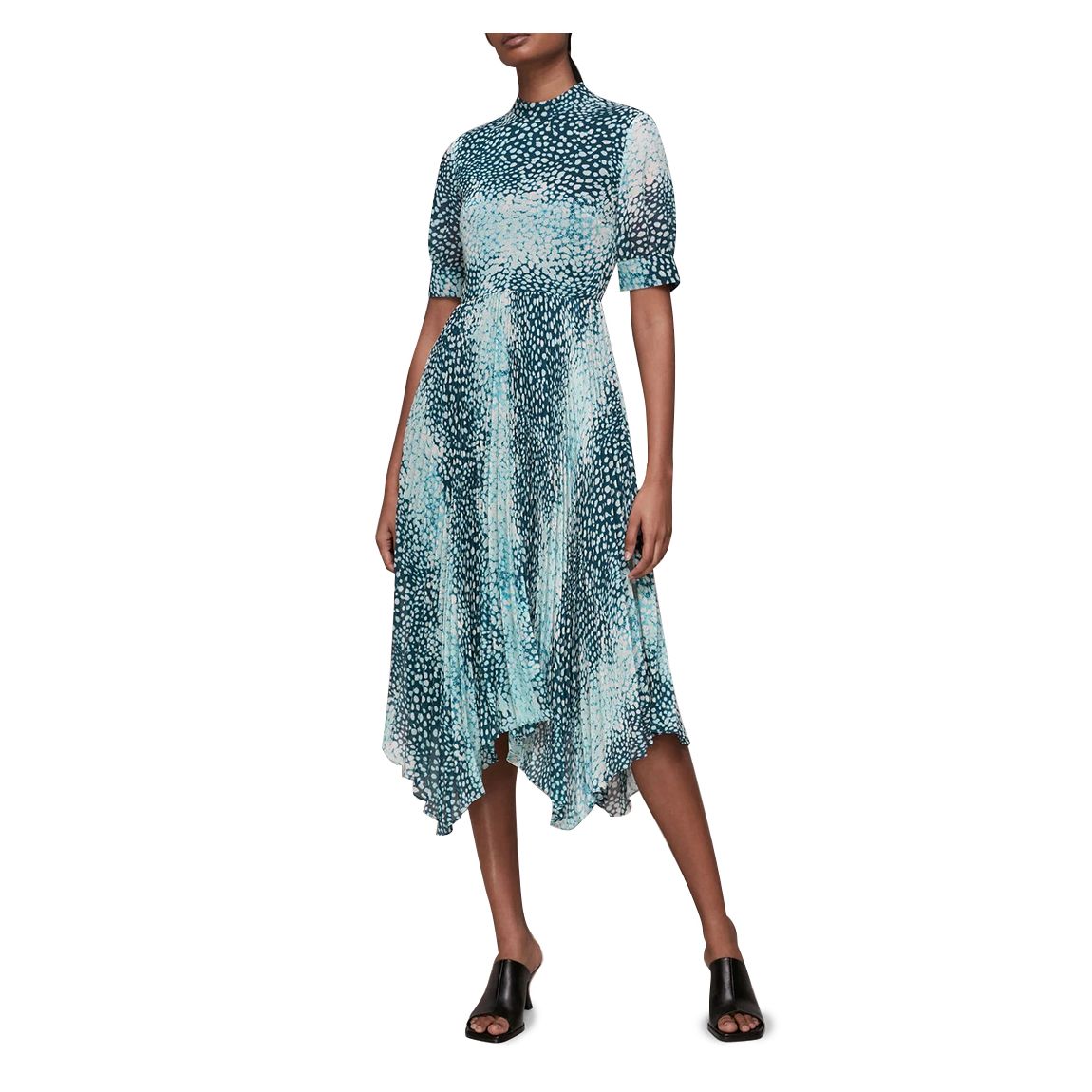 Blue Esme Dalmation Print Dress main product photo