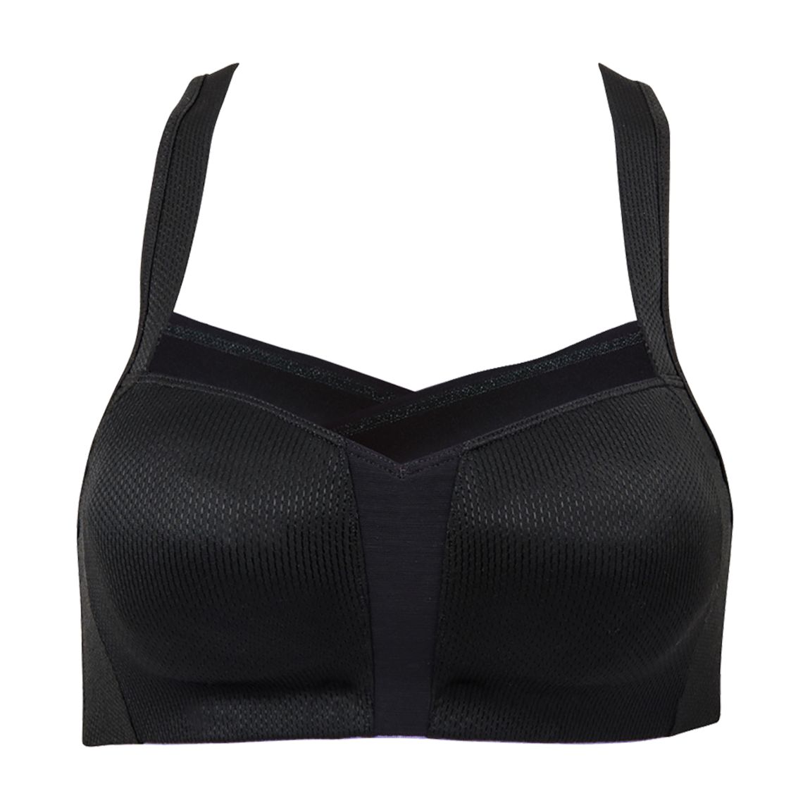 Black Podium Sports Bra main product photo