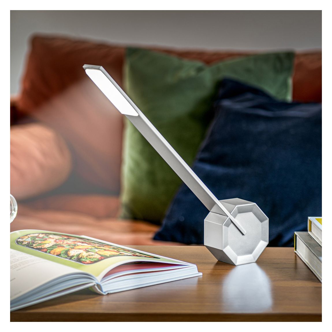 Ash Octagon One Desk Lamp, Aluminium main product photo