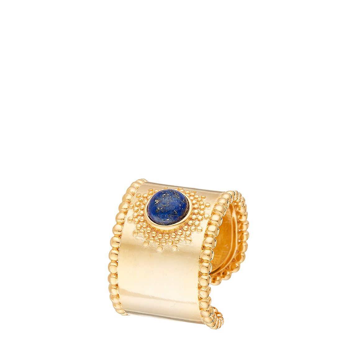 Gold/Blue Lapis Adjustable Ring main product photo
