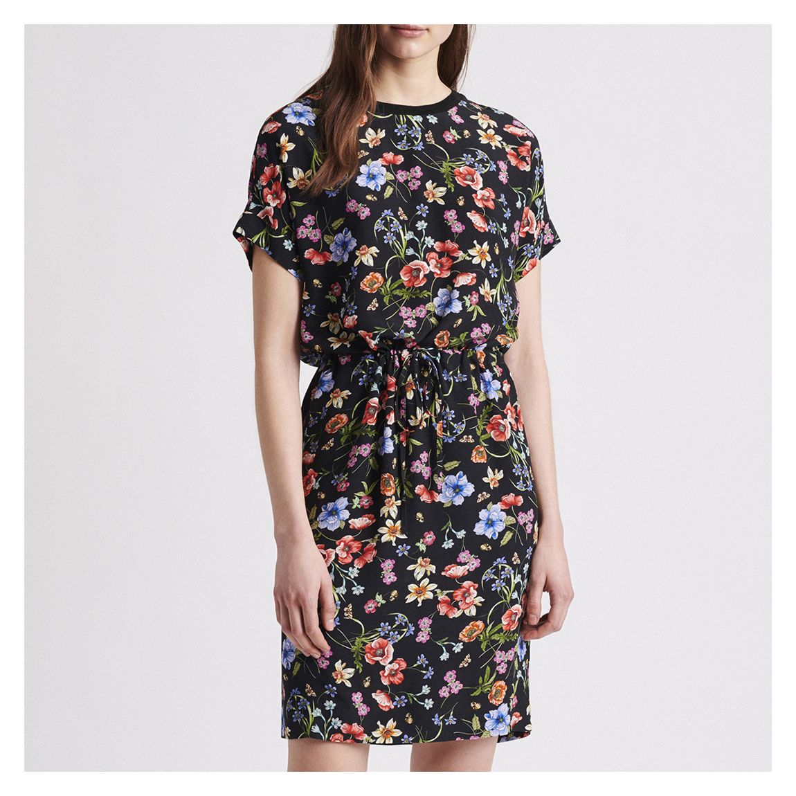 Multi Stacy Floral Print Dress main product photo
