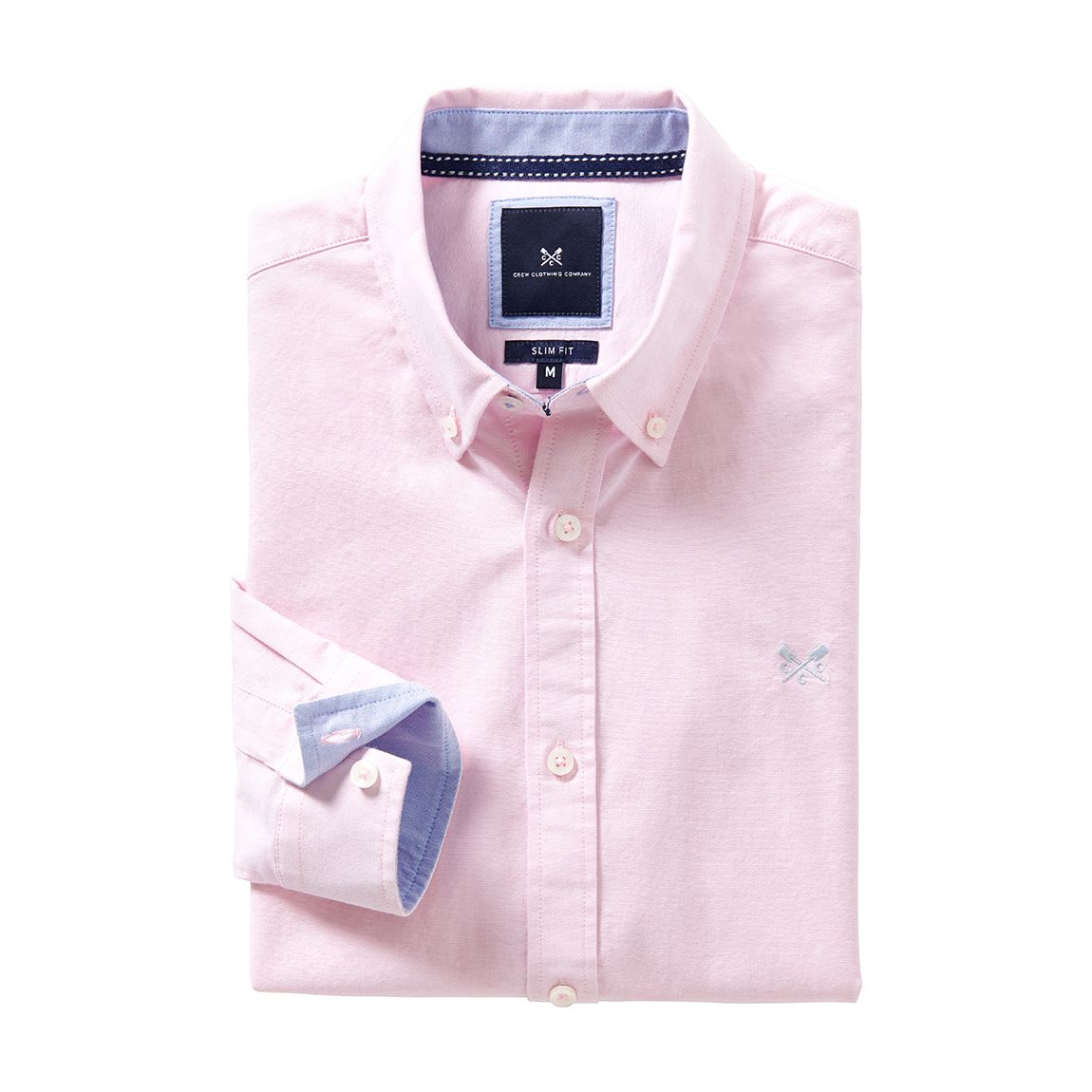 Pale Pink Oxford Slim Shirt main product photo