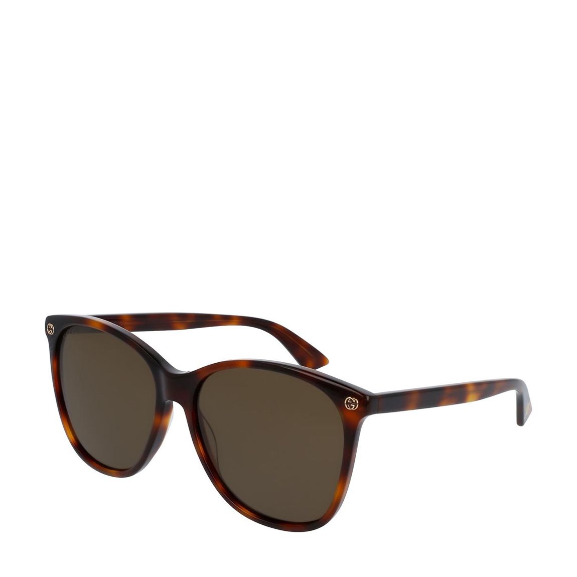Women's Dark Havana/Brown Gucci Sunglasses 58mm main product photo