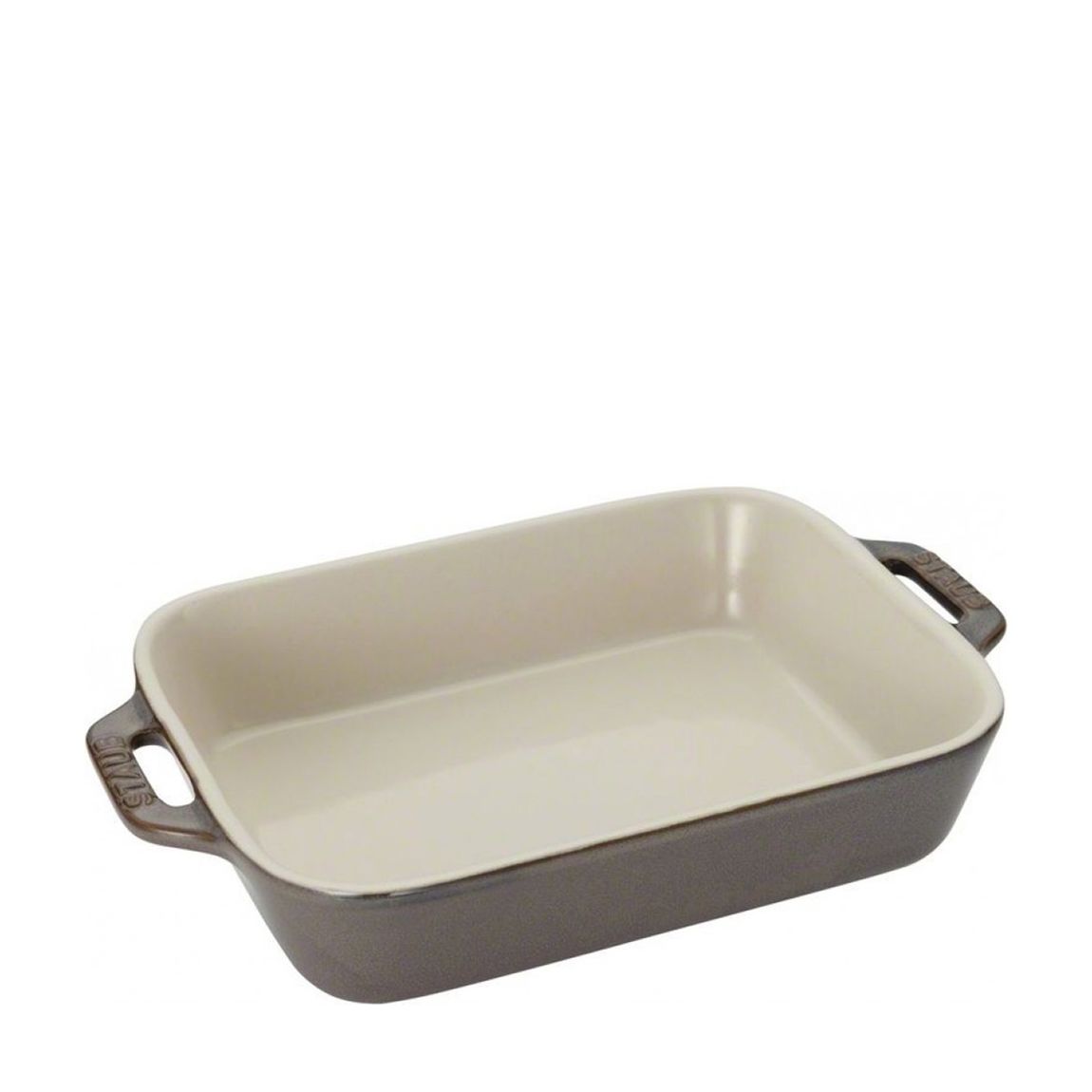"Ancient Grey Rectangular Ceramic Oven Dish, 20x16cm" main product photo