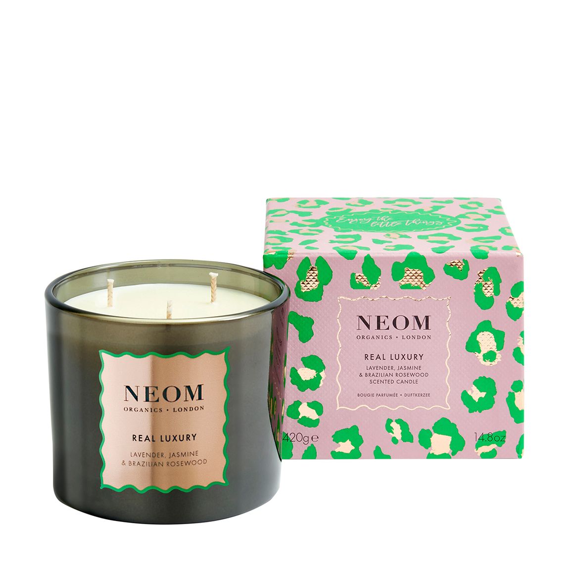 Real Luxury Limited Edition 3 Wick Candle 420g main product photo