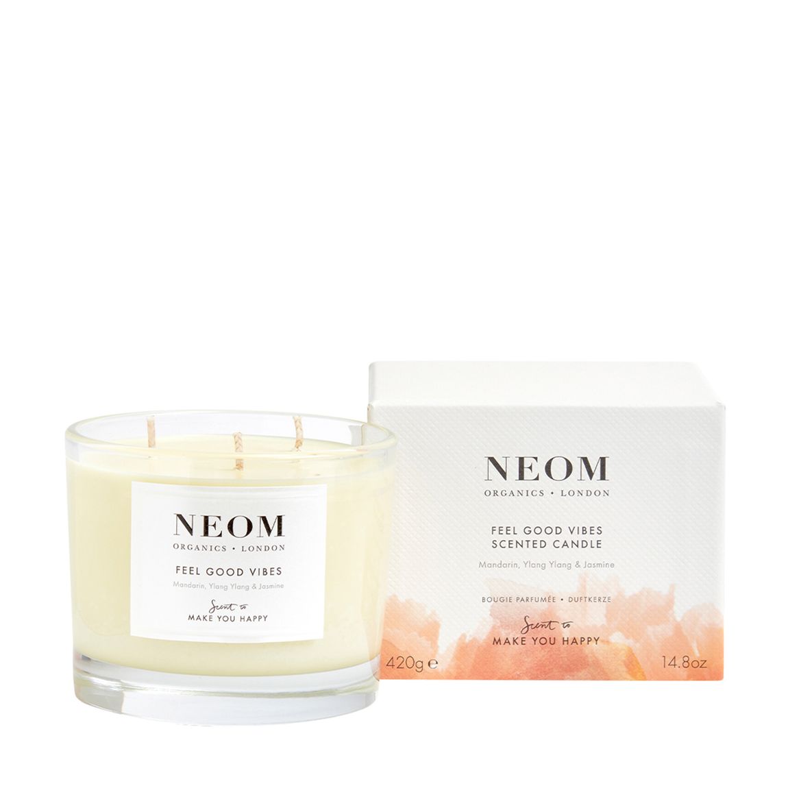 Feel Good Vibes 3 Wick Candle 420g main product photo