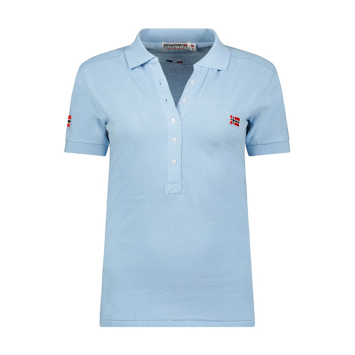 Blue Cotton Polo Shirt main product photo