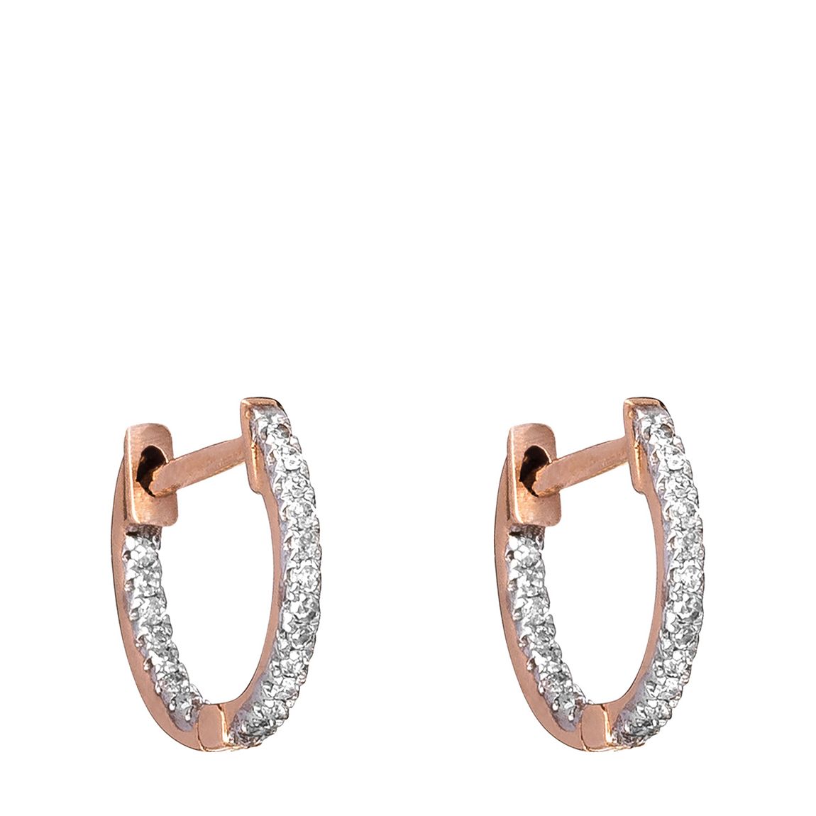 Perfect Creole Diamond Earrings main product photo