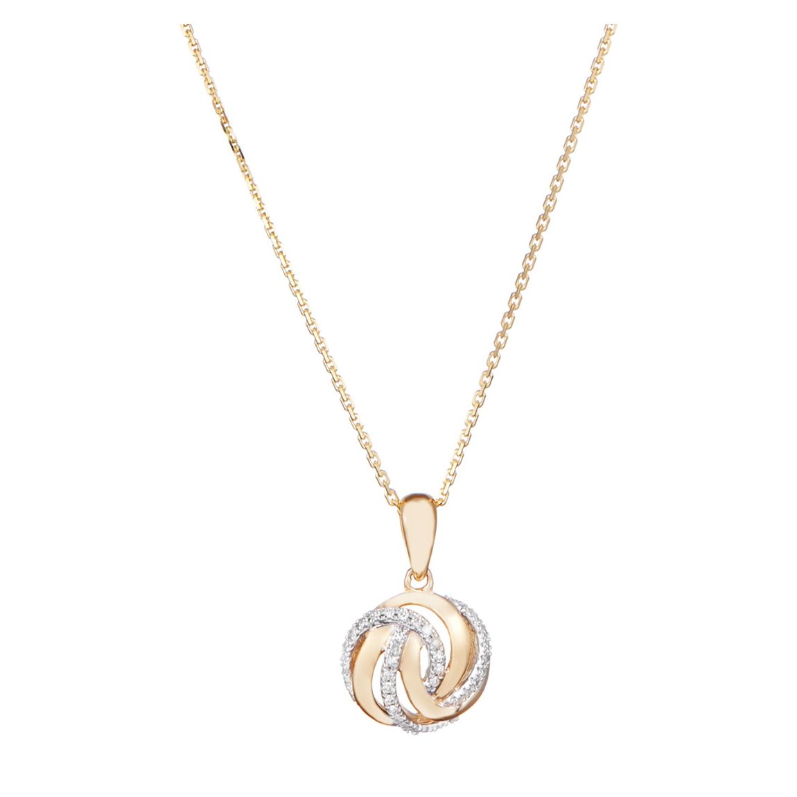 Gold "Golden Eye" Diamond Necklace main product photo