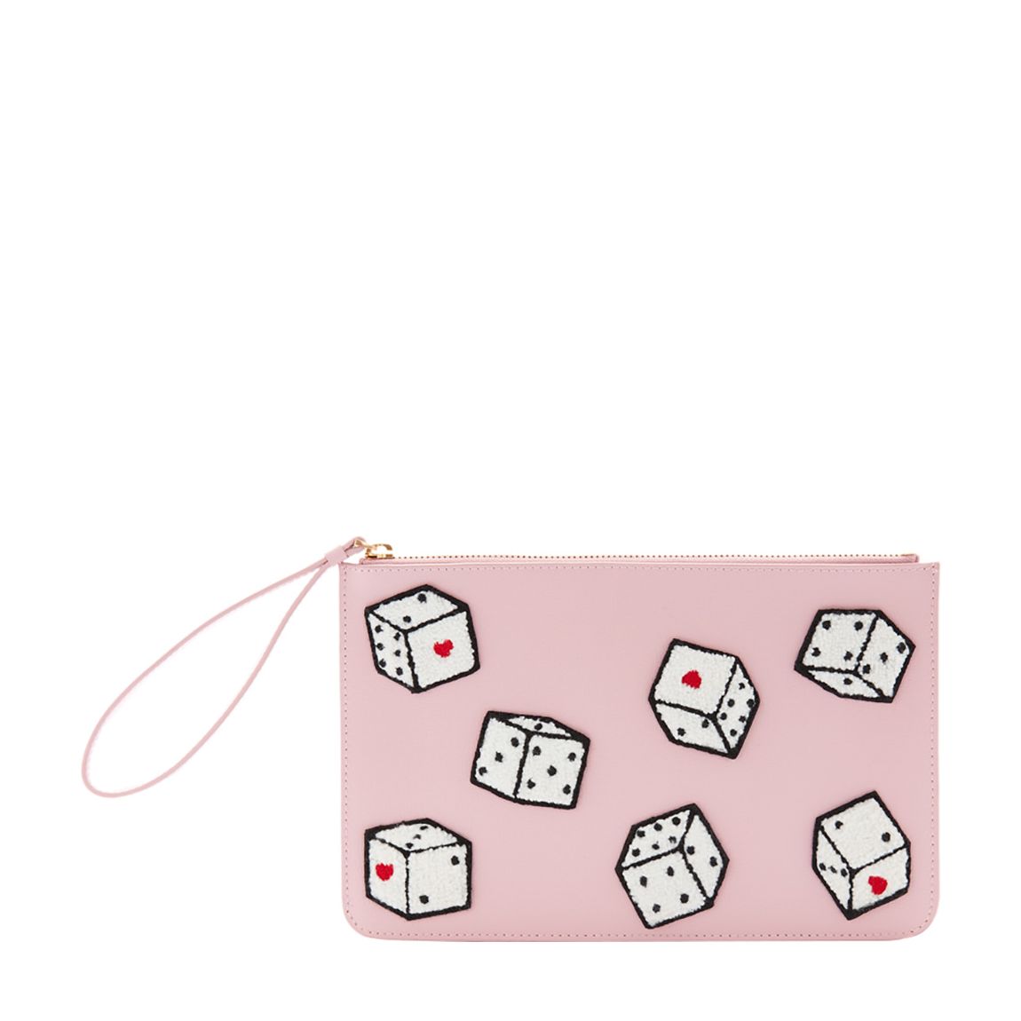 Blossom Pink Dice Grace Pouch main product photo