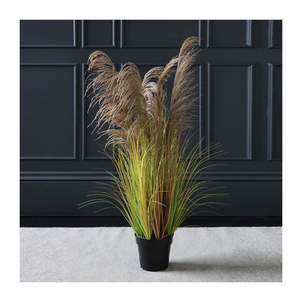 Light Brown Feathery Potted Pampas, 130cm main product photo